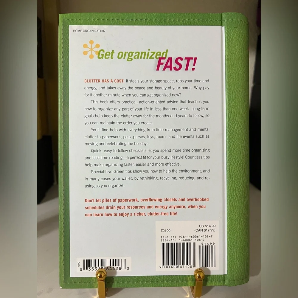 Organize Now! Simplifying Your Space And Life by Jennifer Ford Berry